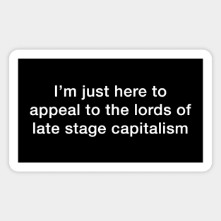 Lords of Capitalism Magnet